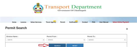 Chhattisgarh transport registration online